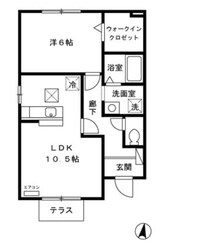 ロイヤルガーデン中島IIの物件間取画像